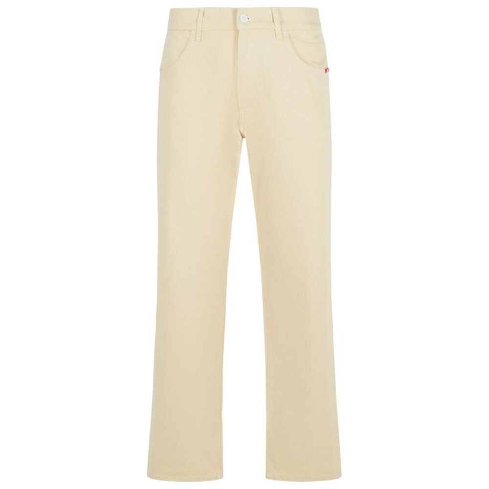 Amish 'James' Light Beige Cotton Jeans Men